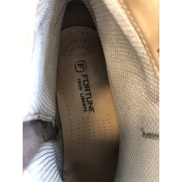 Fortune From Liberty LS-807 Mens  11 Brown Leather Side Zip Biker Ankle Bootie - Picture 8 of 10